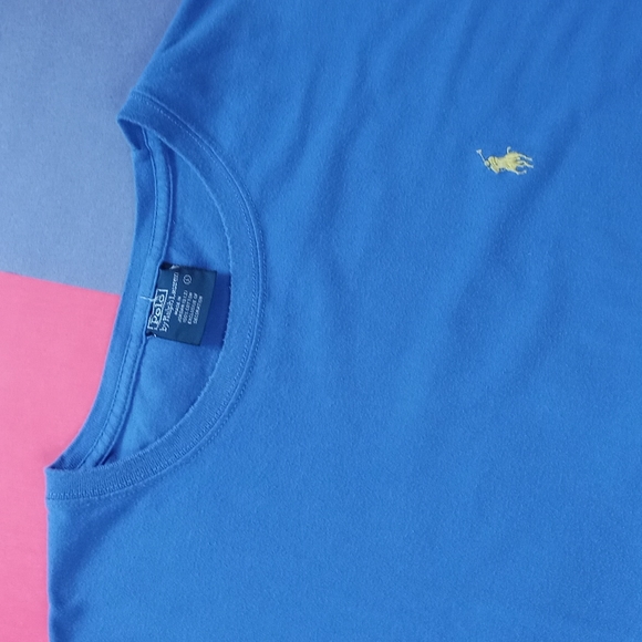 Ralph Lauren Polo Blue/Yellow T-Shirt